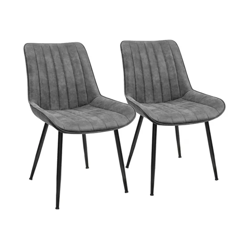 Set di 2 sedie LUCCIA / Antracite