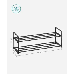 Scarpiera EKKO LINE DUO / Nero opaco