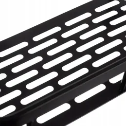 Set di 2 mensole sospese da bagno LIAN / Nero opaco