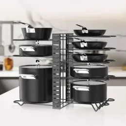 Organizer per utensili da cucina EXTRA / Nero opaco