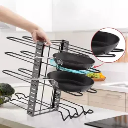 Organizer per utensili da cucina EXTRA / Nero opaco