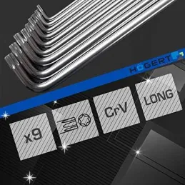 Set di chiavi TORX - 9 pz / HT1W814