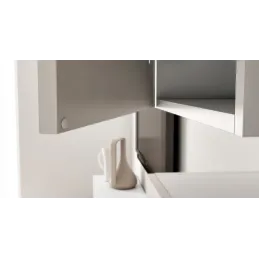 Ammortizzatore da incasso per ante – 10 pz / Grigio