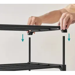 Portascarpe EKKO LINE XL / Nero opaco