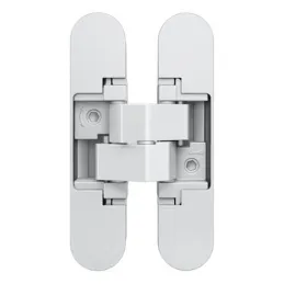Cerniera a scomparsa per porte a filo ANSELMI 140 3D / Bianco opaco