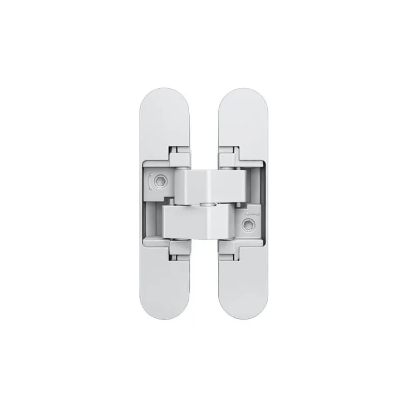 Cerniera a scomparsa per porte a filo ANSELMI 140 3D / Bianco opaco