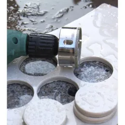 Set di 10 frese a tazza diamantate da 6 a 68 mm