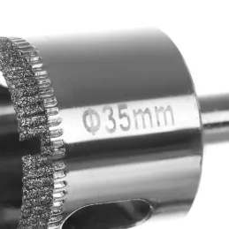 Set di 10 frese a tazza diamantate da 6 a 68 mm