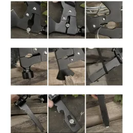 Coltello multifunzione 17 in 1 / Nero