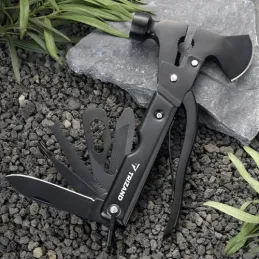 Coltello multifunzione 17 in 1 / Nero