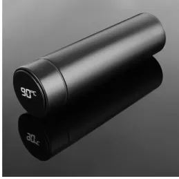 Borraccia termica con display LED 500 ml / Nera