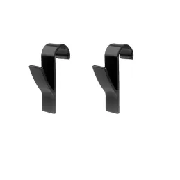 Set di 2 appendini per radiatore ALAGO / Nero opaco