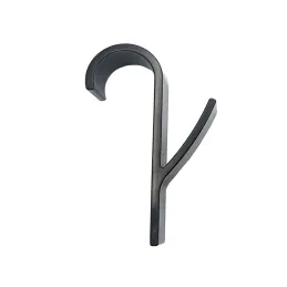 Set di 2 appendini per radiatore ALAGO / Nero opaco