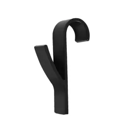 Set di 2 appendini per radiatore ALAGO / Nero opaco