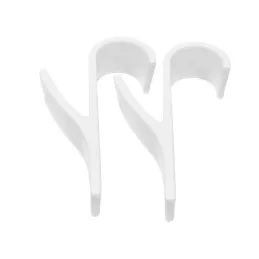 Set di 2 appendini per radiatore ALAGO / Bianco opaco