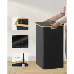 Cesto per la biancheria SOFT 130L / Nero