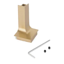 Angolo esterno in alluminio per profilo GOLA - L / Oro