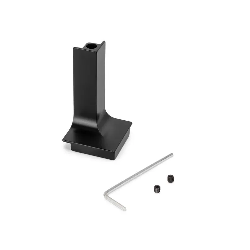 Angolo esterno in alluminio per profilo GOLA - L / Nero opaco