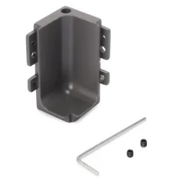 Angolo interno in alluminio per profilo GOLA - L / Antracite