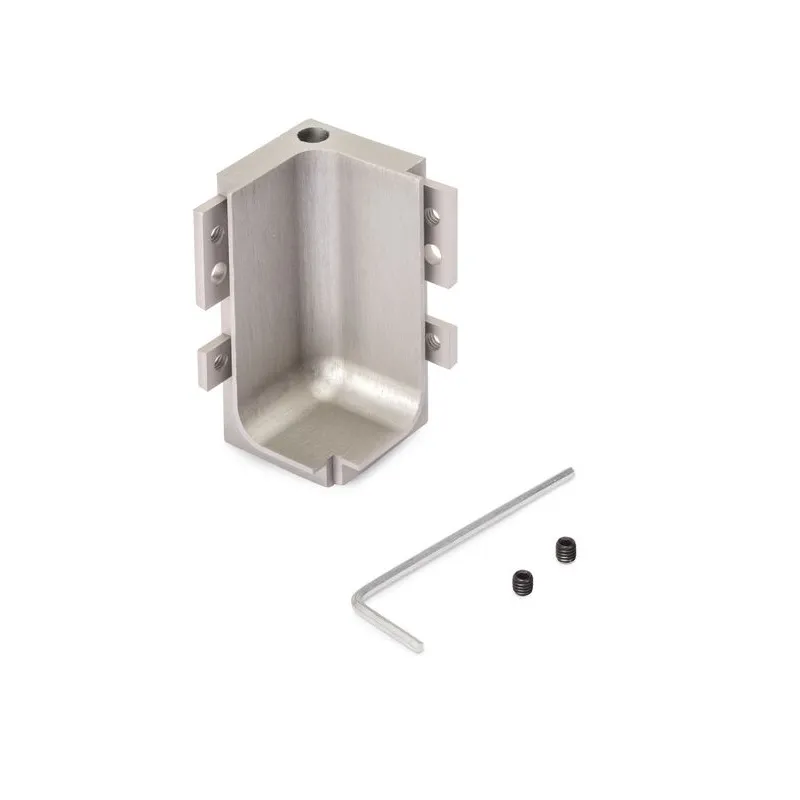 Angolo interno in alluminio per profilo GOLA - L / Inox