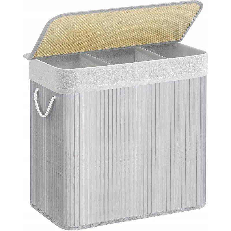 Cesto portabiancheria GLAMUR 150L / Grigio