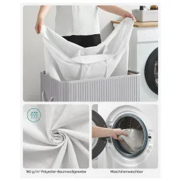 Cesto portabiancheria GLAMUR 150L / Grigio