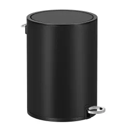 Cestino RANDON con pedale 3L / Nero opaco