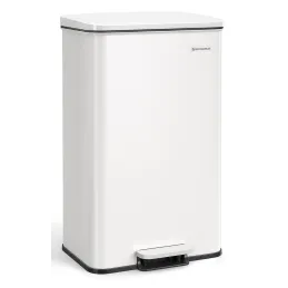 Pattumiera FLEXO a pedale 40L / Bianco opaco
