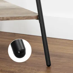 Appendiabiti da terra COCO / Nero opaco – legno chiaro