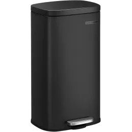 Pattumiera STING a pedale 30 L / Nero opaco