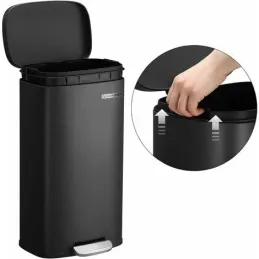 Pattumiera STING a pedale 30 L / Nero opaco
