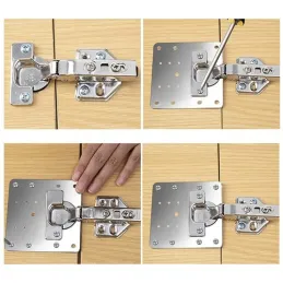 Kit di riparazione per il fissaggio delle cerniere / 4 piastrine