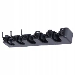 Portascopa universale per scope e mop / Nero
