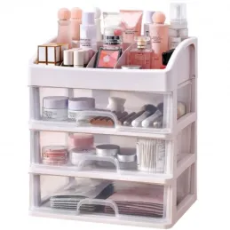 Organizer per cosmetici CLEAR / Trasparente - bianco