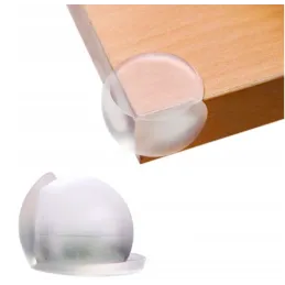 Set di 4 protezioni angolari trasparenti per mobili