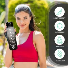 Borraccia sportiva DRINK-FIT 1000 ml / Rosa