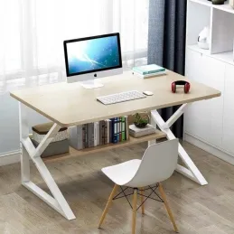 Scrivania da ufficio con ripiano SAGRA 1000 x 600 / Bianco