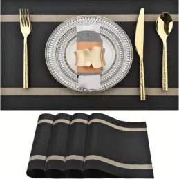 Tovaglietta GENIA 300 x 450 mm / Nero-oro