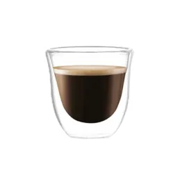 Bicchiere termico da caffè GLANCE 70 ml / Trasparente