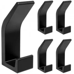 Set da 5 ganci adesivi LULO / Nero opaco