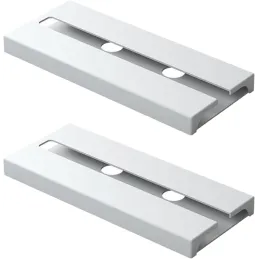 Set da 2 portabicchieri a fila singola MILENIUM / Bianco