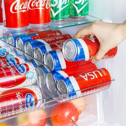Organizzatore per lattine da frigorifero LUNIA / Trasparente