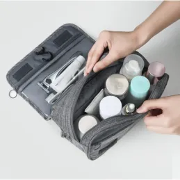 Organizer da viaggio per cosmetici CLEAR / Grigio