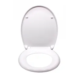 Sedile WC con chiusura ammortizzata / Bianco