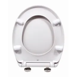 Sedile WC con chiusura ammortizzata / Bianco