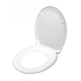 Sedile WC con chiusura ammortizzata / Bianco