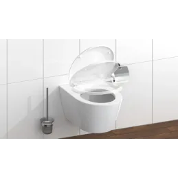 Sedile WC con chiusura ammortizzata / Bianco