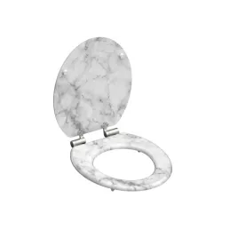 Sedile WC con chiusura ammortizzata / Marmo