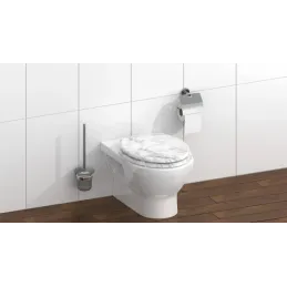 Sedile WC con chiusura ammortizzata / Marmo