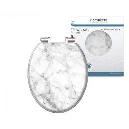 Sedile WC con chiusura ammortizzata / Marmo
